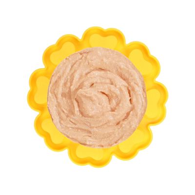 Treats Silicone Puzzle Dish, Non-Slip, 25 x 25 x 2 cm, for Food, Slow Eating, Small and Medium Dogs