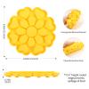 Treats Silicone Puzzle Dish, Non-Slip, 25 x 25 x 2 cm, for Food, Slow Eating, Small and Medium Dogs view 2