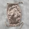 max stitch design Silk Face Mask, 2-Pack, Solid Champagne, Double-Layer Silk, Lightweight, Smooth, Adjustable Ear Straps, UV Protection view 1
