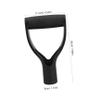 2-Piece PP Floor Lifting Handle Set, Black, for Mobility Aids view 2