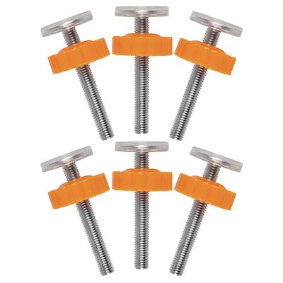 Warmhm 6-Piece Baby Gate Replacement Screws, Orange Steel-Core Screws