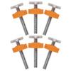 Warmhm 6-Piece Baby Gate Replacement Screws, Orange Steel-Core Screws view 1