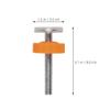 Warmhm 6-Piece Baby Gate Replacement Screws, Orange Steel-Core Screws view 2