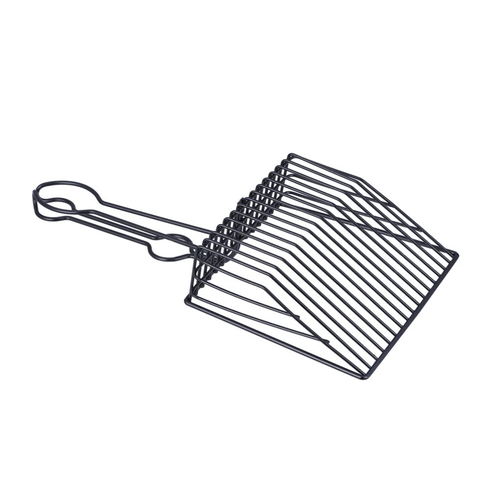 TOYANDONA Metal Cat Litter Scoop with Long Handle