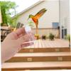 Toyvian 3-Piece Handheld Bird Feeder with Flower-Shaped Feeding Openings view 2