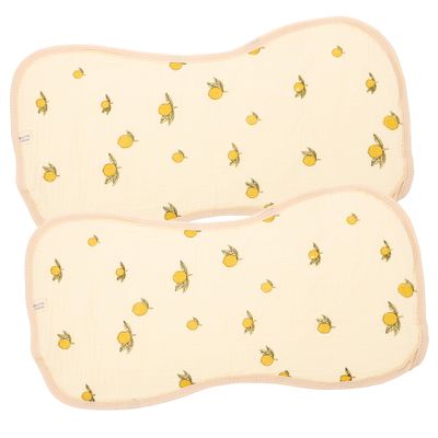 2-Pack Cotton Baby Burp Cloths with Shoulder Coverage