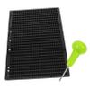 Braille Writing Slate, 1-Piece Plastic Set with Stylus, Black view 1