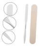 BESTYASH Stainless Steel Double-Sided Cosmetic Makeup Mixing Spatula view 4