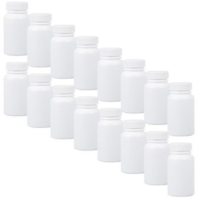 DINHEAROM 20-Pack 100 ml White PE Pill Bottles