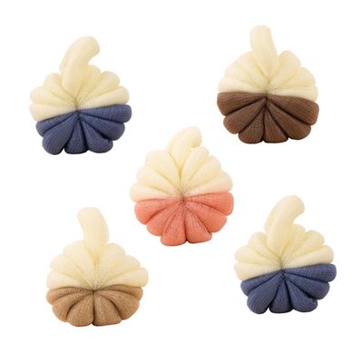 5-Pack PE Bath Loofahs for Bath and Shower
