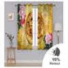 MAYNUO 3D Golden Jade Carved Dragon Blackout Curtains, 200 x 200 cm view 3
