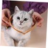 Hohopeti Cat Harness and Leash Set for Kittens, Orange, Polyester and Stainless Steel, Flat Non-Slip Leash, Easy to Store view 4