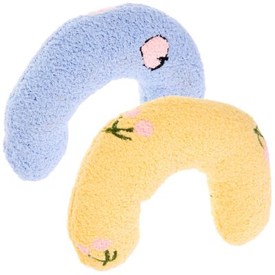 Milisten 2-Piece U-Shaped Cat Pillow Set