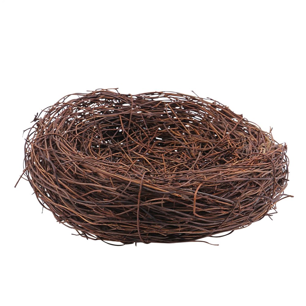Artificial Bird Nest | Easter Bird Nest | Handmade Rattan Bird Nest