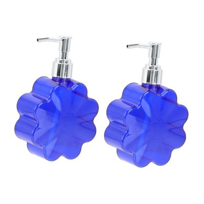 Flower-Shaped Pump Dispenser Bottle Made of Acrylic and Zinc Alloy