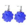 Flower-Shaped Pump Dispenser Bottle Made of Acrylic and Zinc Alloy view 1