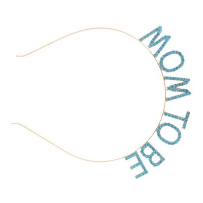 Hemobllo Stylish Rhinestone Headband for Expectant Mothers