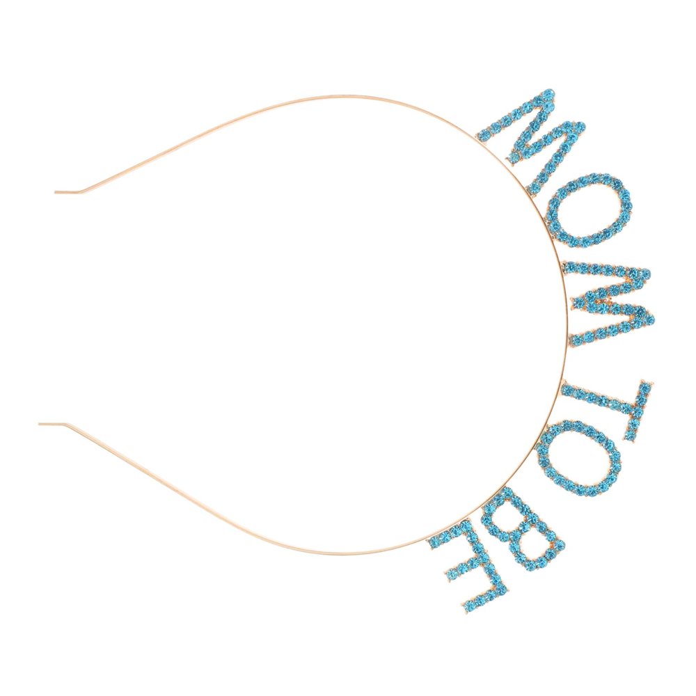 Hemobllo Stylish Rhinestone Headband for Expectant Mothers