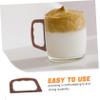 DECHOUS Ergonomic Wooden Handle for Glass Cups, Teacups, and Water Glasses view 3