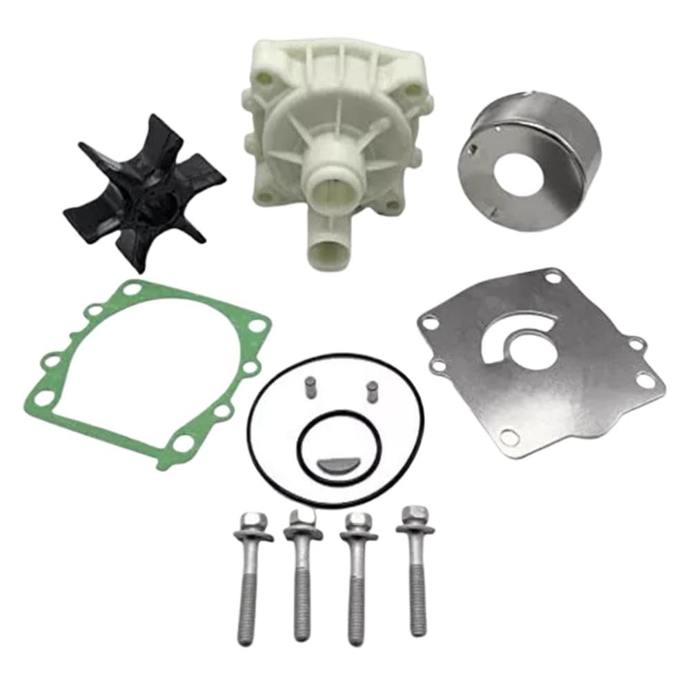 REwNXA Water Pump Repair Kit with Impeller and Housing for 150/175/200/250 2- and 4-Stroke Outboards