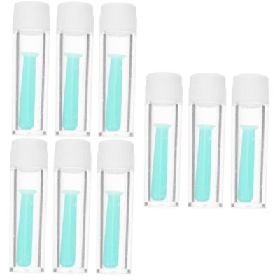 VALICLUD Contact Lens Removal Sticks, Green, 9 Pieces