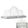 Baby Crib Bedside Bassinet Protective Mesh Net view 1