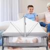 Baby Crib Bedside Bassinet Protective Mesh Net view 4