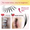 SEEDEW Manga Micro-Spike Lash Extensions, SG, 0.07 D Curl, MIX 8–15 mm, 120 pcs view 2