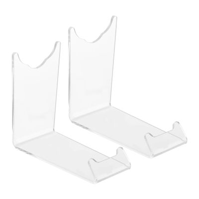 VICASKY 2-Pack Acrylic Razor Stands for Electric Shavers, Transparent