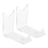 VICASKY 2-Pack Acrylic Razor Stands for Electric Shavers, Transparent view 1