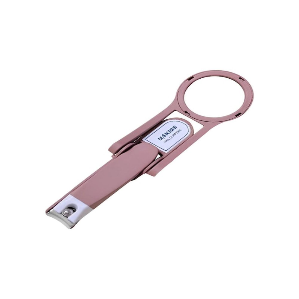Magnifying Nail Clipper for Seniors and Kids, Coffee Color