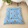 HOSIMA Dog Bed, Washable Pet Mat with Cartoon Dog Print, Double-Sided Sheepskin Underside, AG055 S view 2