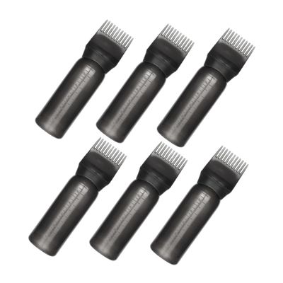 Healeved Root Comb Applicator Bottles, 6-Piece Set, 160 ml, PP
