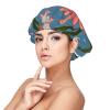Satin Sleep Cap with Cute Axolotl Print for Women and Girls view 1