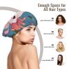 Satin Sleep Cap with Cute Axolotl Print for Women and Girls view 4