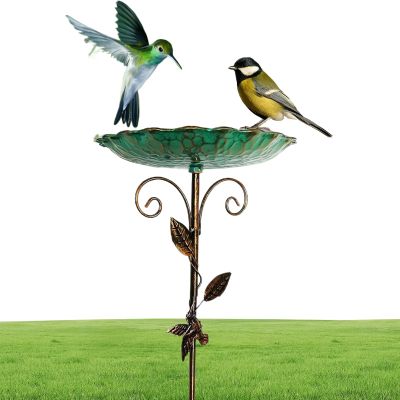Outdoor Birdbath and Bird Feeder for Patio