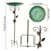Outdoor Birdbath and Bird Feeder for Patio view 2
