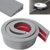Niuny Door Threshold Ramp, 2 x 6 x 100 cm, Self-Adhesive TPE Transition Strip view 1