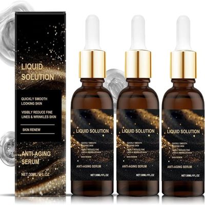 Anti-Aging Liquid Face Serum for Wrinkles and Firming, 3 Pieces