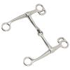 Baxnore Stainless Steel Jointed Horse Bit, Rotating Cheek, 125 mm view 3