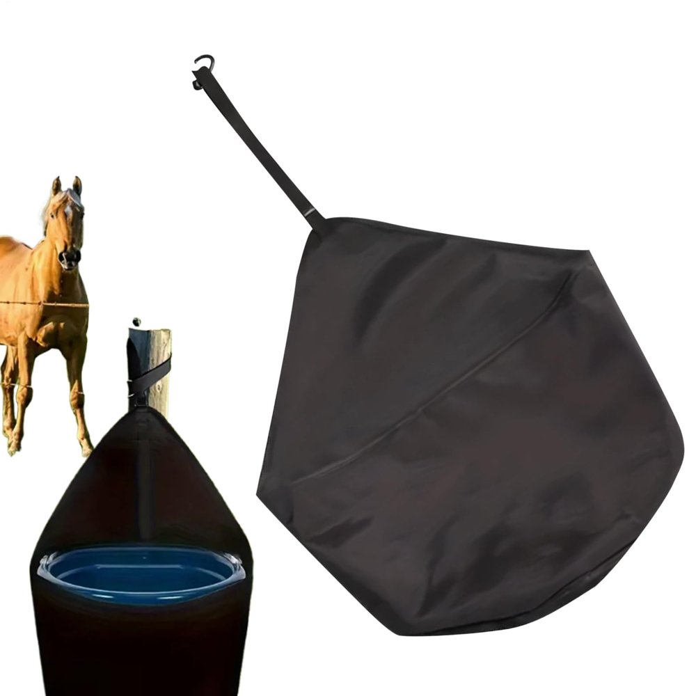 Horse Hay Net, Horse Trailer Bag for 19-Liter Water Bucket