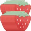 40 Strawberry-Shaped Napkins with Strawberry Print for Parties and Celebrations view 1