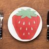 40 Strawberry-Shaped Napkins with Strawberry Print for Parties and Celebrations view 3