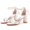 Women's High Heels with Closed Pointed Toe and Ankle Strap view 1