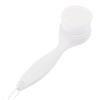 Manual Facial Cleansing Brush, White Plastic, for Women view 1