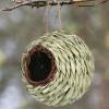 Handwoven Hummingbird-Shaped Birdhouse for Hanging view 3
