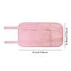 Milageto Castor Oil Pack Wrap, Washable Cotton Compress with Button Belt and Front Pocket for Adult Waists, Pink view 2