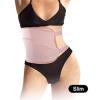 Milageto Castor Oil Pack Wrap, Washable Cotton Compress with Button Belt and Front Pocket for Adult Waists, Pink view 4
