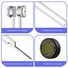 Fuhjythy Tuning Fork Healing Set, 128 Hz, 136.1 Hz, 256 Hz, 384 Hz, with Hockey Puck Activator view 2