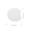 600 Round Half Makeup Remover Pads Made of Nonwoven Fabric for Women and Girls view 2